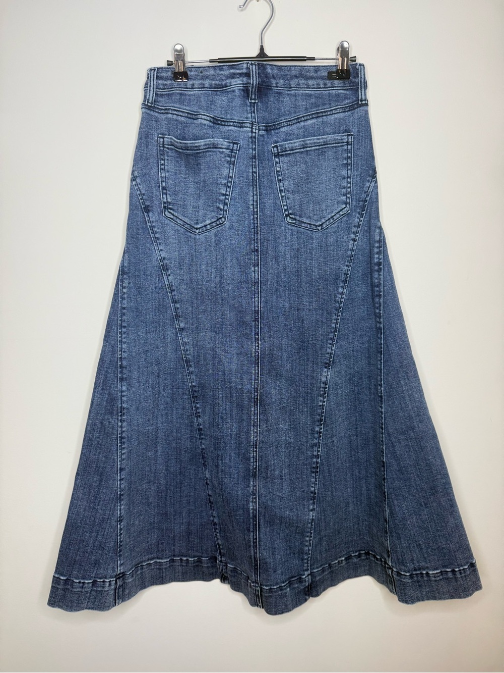Liverpool Denim Maxi Skirt - Dark Blue - Picture 5 of 6
